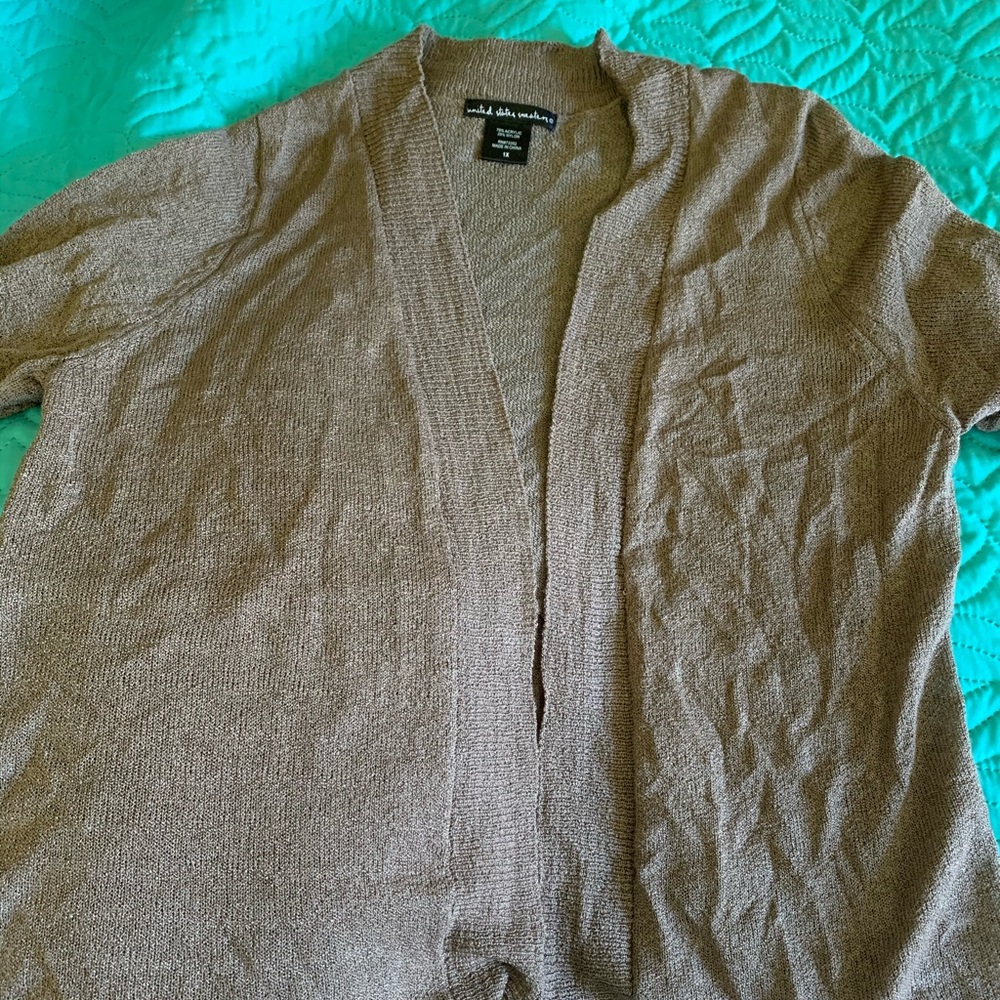 Summer cardigan tan